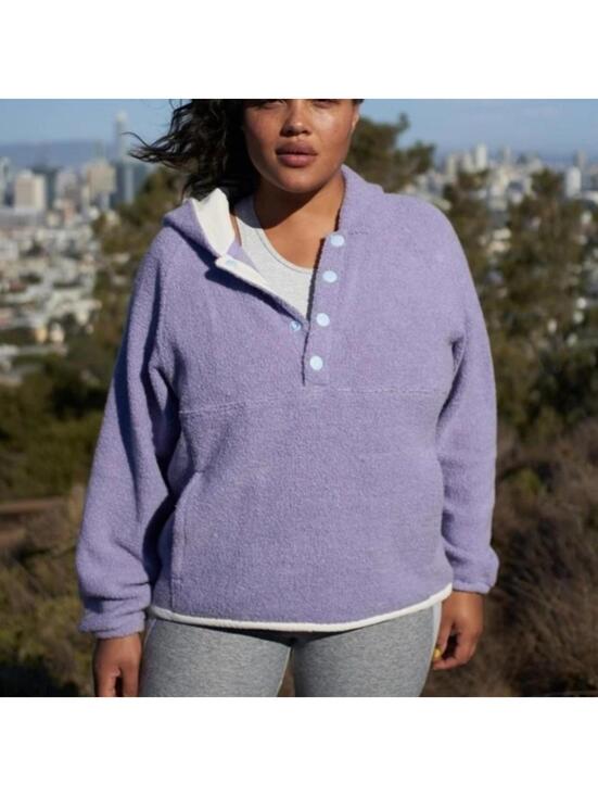 Outdoor Voices Tops - Outdoor Voices Megafleece Pullover Purple Small